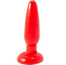 Comprar BAILE Plug Anal Pequeño Rojo 15 CM – Comodidad Con Ventosa Para Uso Versátil-Noxtic