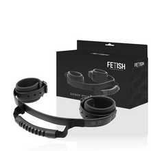 FETISH SUBMISSIVE - NOPRENE-LINED HANDCUFFS WITH PULL-DOWN