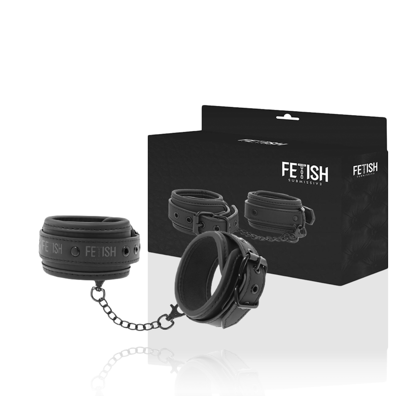 Comprar FETISH SUBMISSIVE Esposas Tobillo Cuero Vegano – Comodidad y Estilo Para Juegos de Restricción-Noxtic
