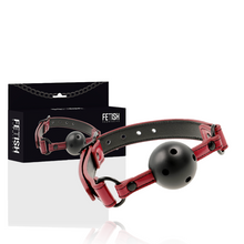 Comprar FETISH Submissive Dark Room – Mordaza Transpirable Con Diseño Elegante De Cuero Vegano-Noxtic