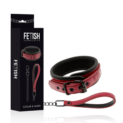 Fetish Submissive Dark Room Collar Con Cadena – Diseño Confortable Para Exploración Sensual