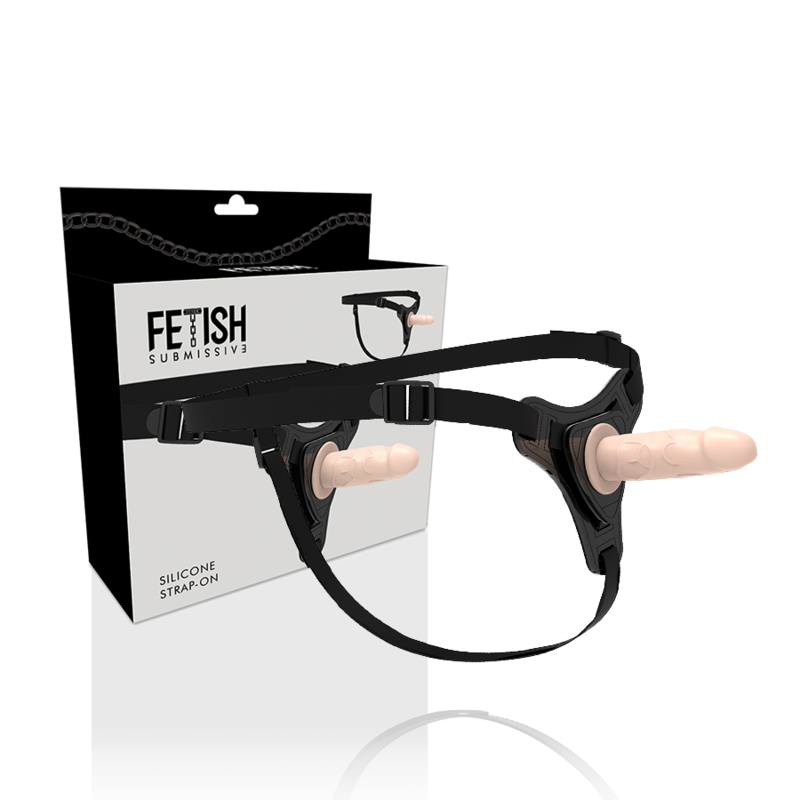 FETISH SUBMISSIVE HARNESS - SILICONA FLESH REALISTIC 12.5 CM-FETISH SUBMISSIVE HARNESS-Noxtic