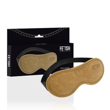 FETISH SUBMISSIVE ORIGIN - MASCHERA PER OCCHI IN PELLE VEGANA CON FODERA IN NEOPRENE