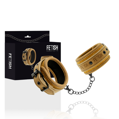 Comprar Fetish Submissive Origen – Esposas De Cuero Vegano Con Forro Suave De Neopreno-Noxtic