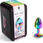 SECRETPLAY Metal Butt Plug Multicolor Talla S – Diseño Elegante Para Placer Sensorial