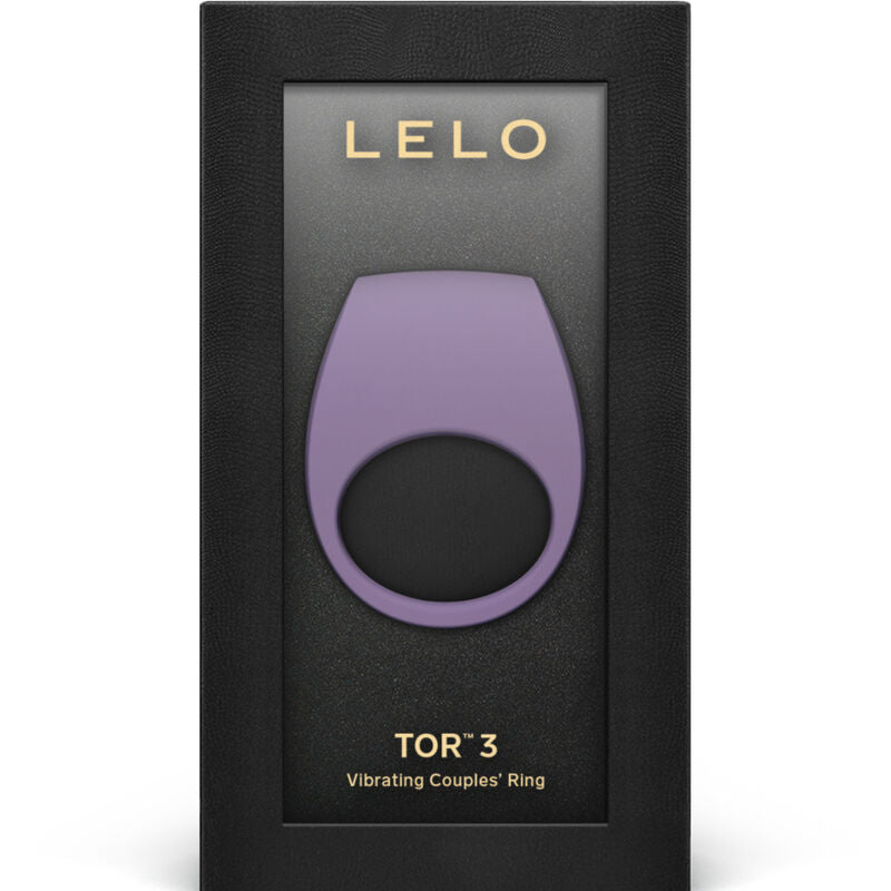 LELO Tor 3 Anello Vibrante Nero – Stimolatore Ideale per le Coppie con Design Elegante
