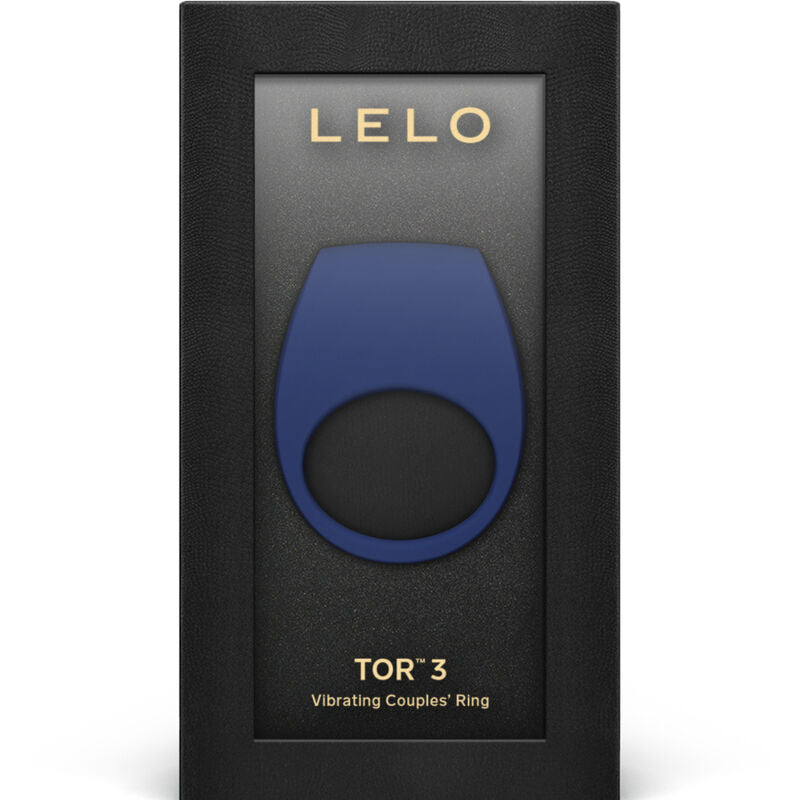 LELO Tor 3 Anello Vibrante Nero – Stimolatore Ideale per le Coppie con Design Elegante