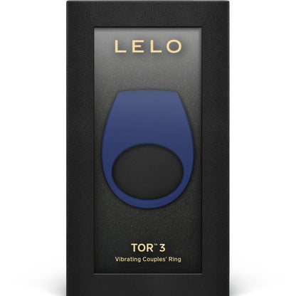 LELO Tor 3 Anello Vibrante Nero – Stimolatore Ideale per le Coppie con Design Elegante