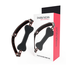 Comprar DARKNESS Mordaza Silicona Hueso Negro – Diseño Innovador Para Nuevas Sensaciones-Noxtic
