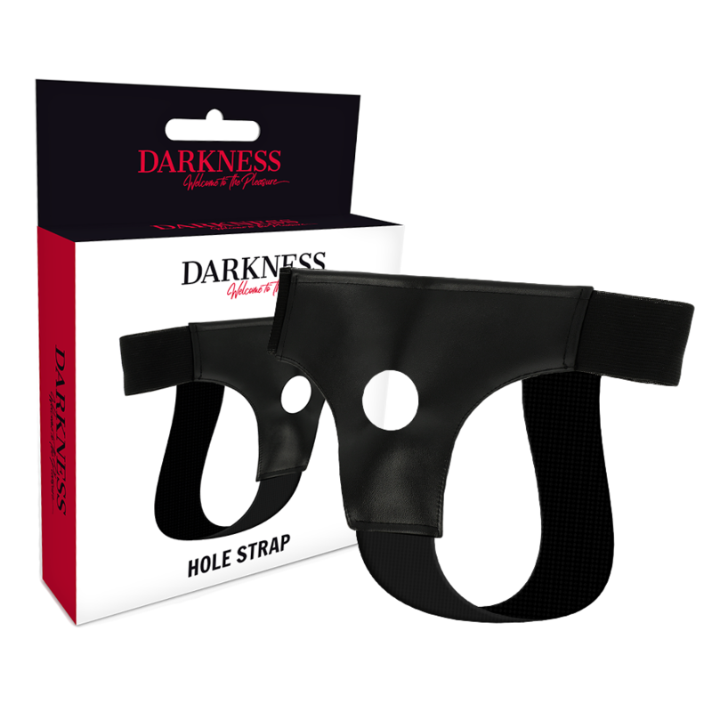 DARKNESS - ARNÉS CON AGUJERO TALLA ÚNICA-DARKNESS SENSATIONS-Noxtic