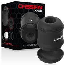 JAMYJOB Cassian Compact Vibrator – Masturbatore dalla texture sinuosa per il piacere visivo