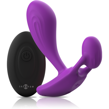 Intense Shelly Duo Morado – Vibrador Recargable Con Doble Estimulación Para Placer Diversificado