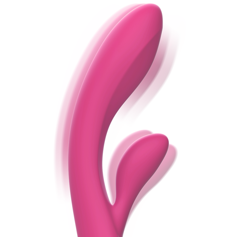 Intense Luigi Vibrador Rabbit Rosa – Estimulador Con Doble Motor Y Mango Ergonómico De Silicona