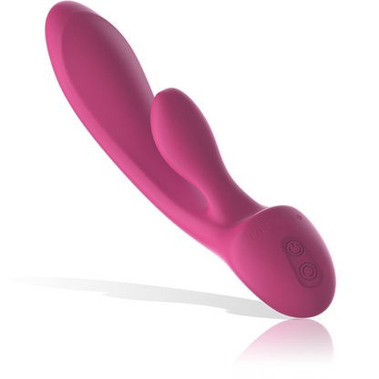 Intense Luigi Vibrador Rabbit Rosa – Estimulador Con Doble Motor Y Mango Ergonómico De Silicona