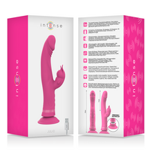 Comprar INTENSE Julio Vibrador Rabbit Rosa – Vibrador Recargable De Silicona Médica Con Diseño Elegante-Noxtic
