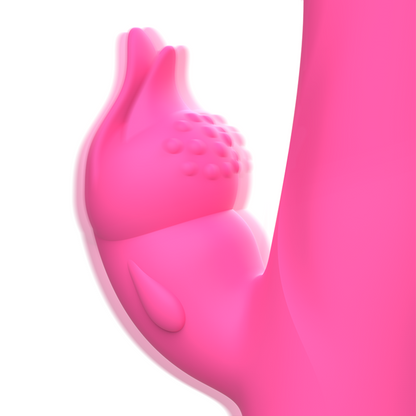 Comprar INTENSE Julio Vibrador Rabbit Rosa – Vibrador Recargable De Silicona Médica Con Diseño Elegante-Noxtic