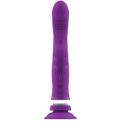 Intense Casanova Vibrador Rabbit Morado – Vibrador Silicona Con Triple Motor Y 30 Modos De Vibración