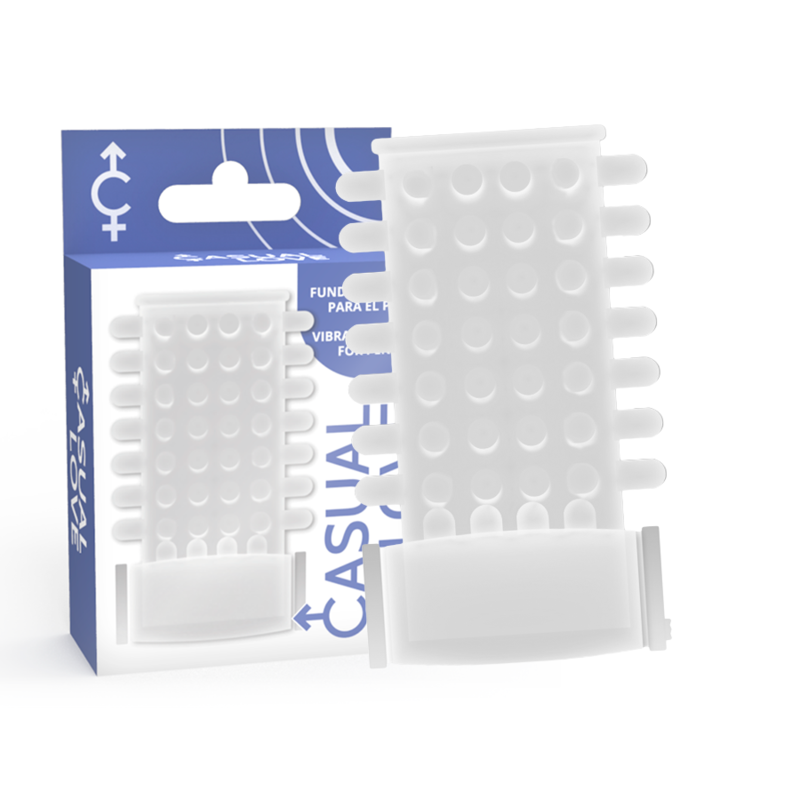 Comprar Casual Love Ring Vibrador Transparente – Diseño Ergonómico Para Placer Sensual-Noxtic