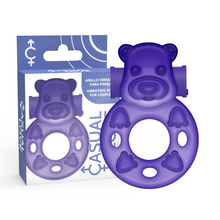 Anello vibrante Casual Love Purple Rabbit – Stimolatore flessibile per aumentare il piacere