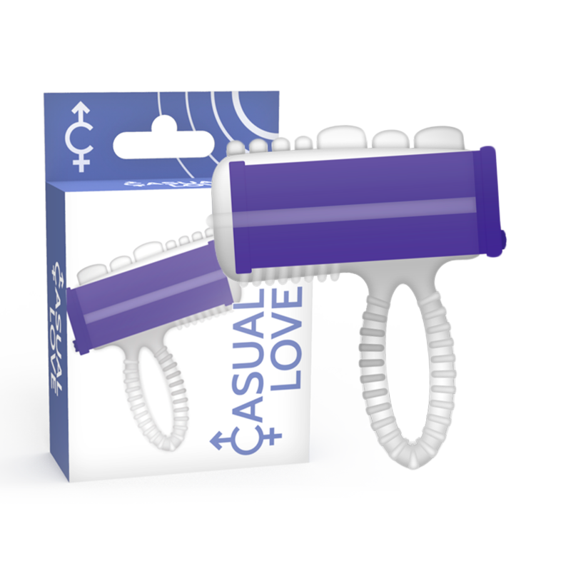 Comprar Casual Love Ring Vibrador Lengua Lila – Juguete Erótico Para Placer Sensorial Versátil-Noxtic