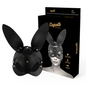 Comprar Coquette Chic Desire Máscara Cuero Vegano – Diseño Elegante Con Orejas De Conejo Para Estilo Único-Noxtic