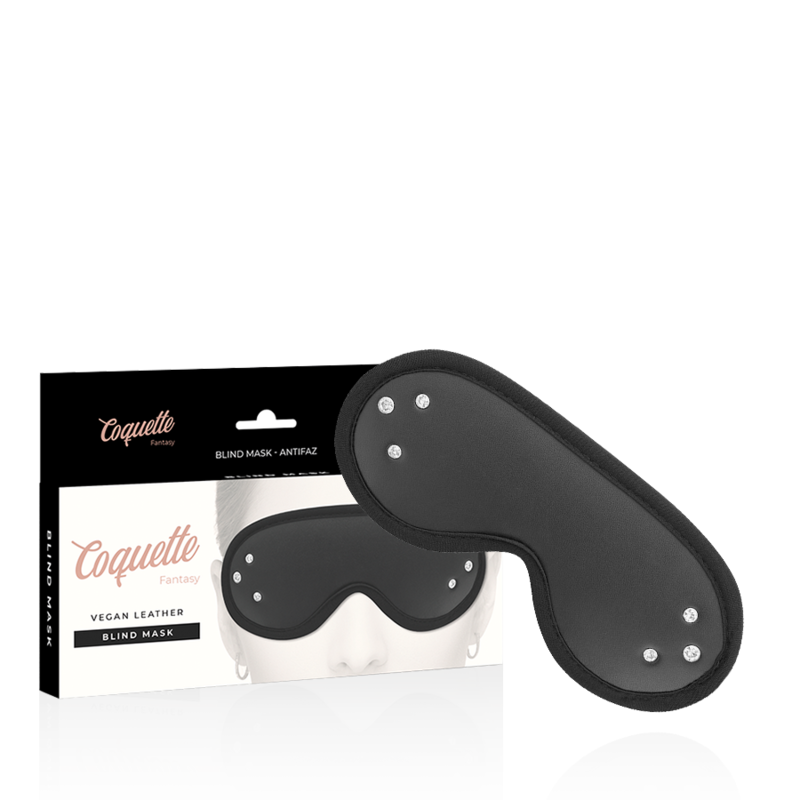 COQUETTE CHIC DESIRE - FANTASY ANTIFAZ CUERO VEGANO CON FORRO DE NEOPRENO-COQUETTE FANTASY-Noxtic