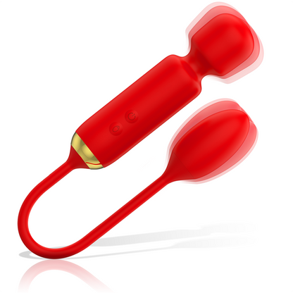 MIA Toscana Doble Placer Wand – Masajeador Recargable Con Diseño Ergonómico