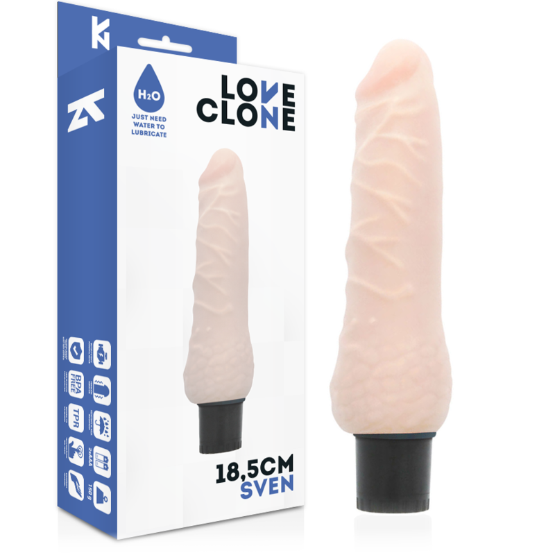 Comprar LOVECLONE SVEN Vibrador Realista – Tecnología De Lubricación Automática Con Tacto Suave-Noxtic