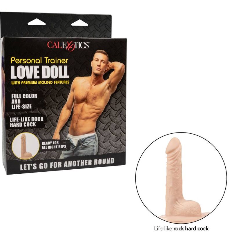 CALEXOTICS Personal Trainer Love Doll – Diseño Inflable Con Realismo Impresionante Para Placer Intimo