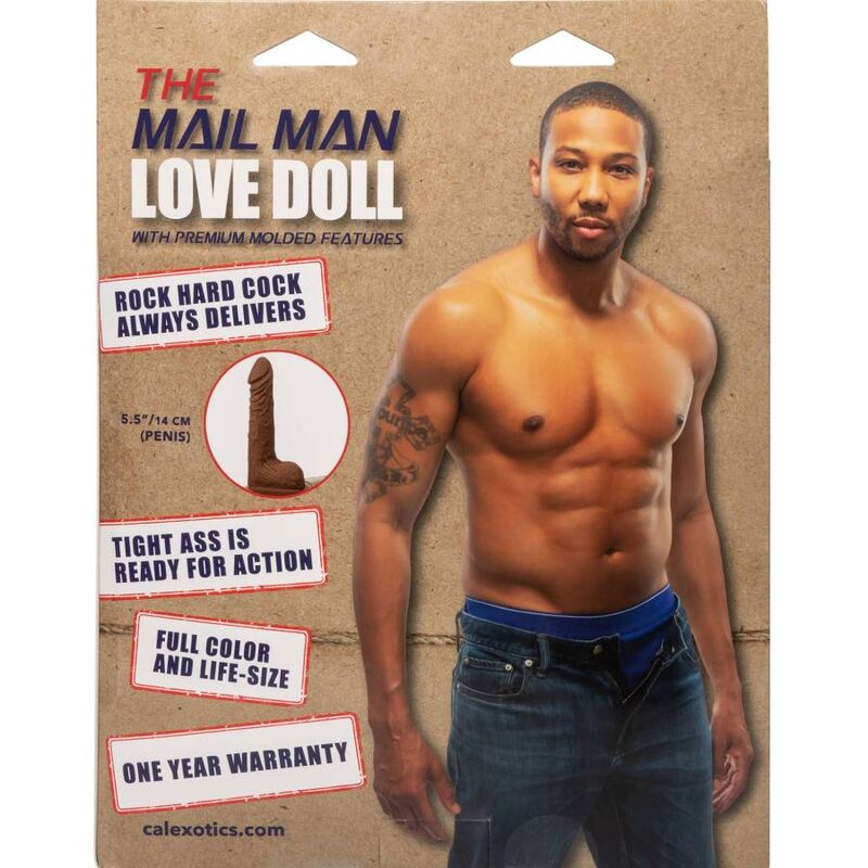 CALEXOTICS The Mail Man Love Doll – Muñeca Inflable Con Diseño Realista Para Placer Personal