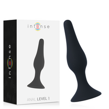 Comprar Intense Anal Level 1 10.5cm Negro – Diseño Conico Para Estimulación Suave y Placer Aumentado-Noxtic