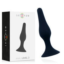 Comprar INTENSE Anal Level 2 Negro – Estimulador Suave Con Punta Cónica Para Placer Intenso-Noxtic