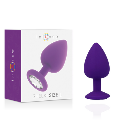 INTENSE Shelki L Plug Anal Lila – Diseño Elegante En Silicona Médica Suave Para Placer Confortable