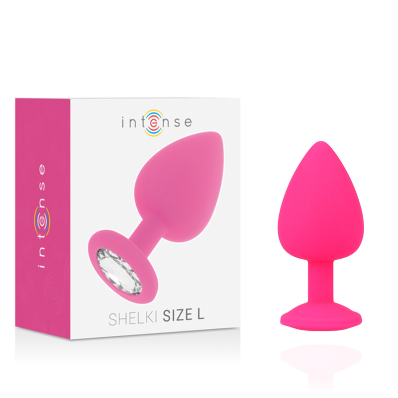 INTENSE Shelki L Plug Anal Fucsia – Diseño Elegante Para Placer Confiado y Sensacional