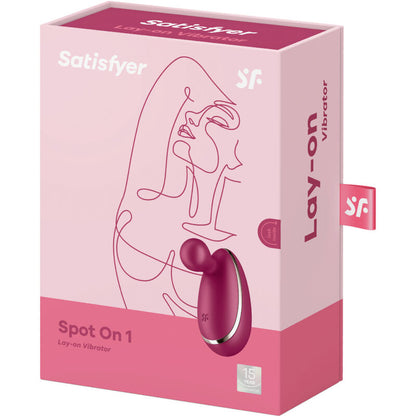 Satisfyer Spot On 1 Berry – Estimulador Ergonómico Con Punta Intensificada Para Placer Dirigido