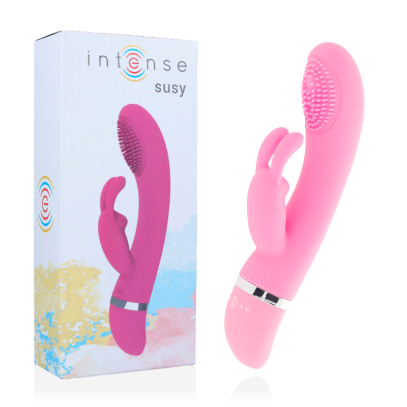 Comprar INTENSE Susy Vibrador Oscilante Rosa – Diseño Elegante Con Silicona Suave Para Placer Sensorial-Noxtic