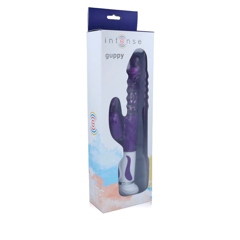 Vibratore rotante INTENSE Guppy Purple – Design ergonomico per un'esperienza sensoriale unica