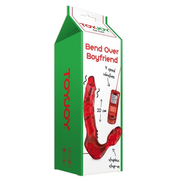 TOYJOY - ARNES DOBLE PENETRACION SIN CORREAS CON VIBRADOR-TOYJOY-Noxtic