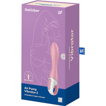 Satisfyer Air Pump Vibrator 2 Rosa – Vibrador Inflable Recargable Con Diseño Elegante