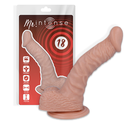 Mr Intense Dildo Realista 19.8 Cm – Tacto Suave Con Diseño Natural Para Placer Auténtico