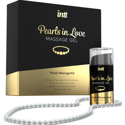 Comprar INTT Pearls In Love – Kit De Masaje Con Gel De Silicona Y Collar De Perlas Elegante-Noxtic