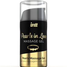 INTT Pearls In Love – Kit da massaggio con gel di silicone ed elegante collana di perle