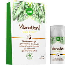 INTT Vibration Gel Potente Gel Stimolante Vegano - Gel al Dolce Profumo di Cocco per Sensazioni Uniche