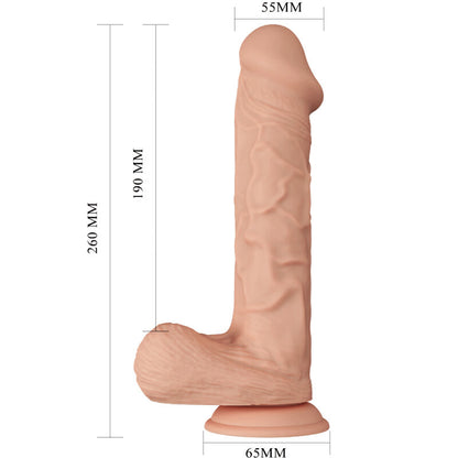 BAILE Bellissimo Incontro Bergrisi Dildo Realistico Flessibile 26 cm - Design Naturale per Piacere Sensuale