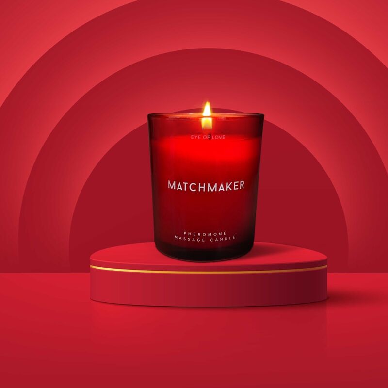 EYE OF LOVE Matchmaker Red Diamond – Candela da massaggio aromatica per un'esperienza sensoriale elegante