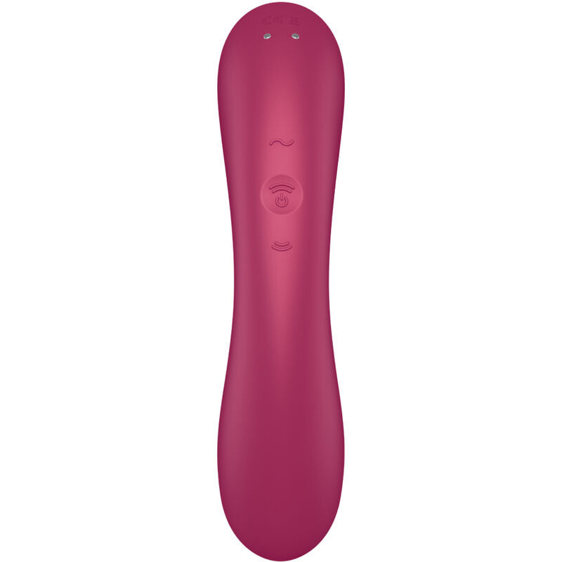 Satisfyer Curve Trinity 1 Air Pulse Vibration Grigio – Giocattolo innovativo con tecnologia Air Pulse e vibrazioni regolabili