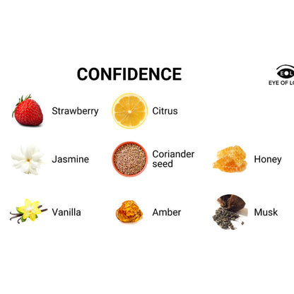 Profumo EYE OF LOVE EOL PHR Confidence 10 ML – Aroma muschiato con feromoni per aumentare la fiducia in se stessi