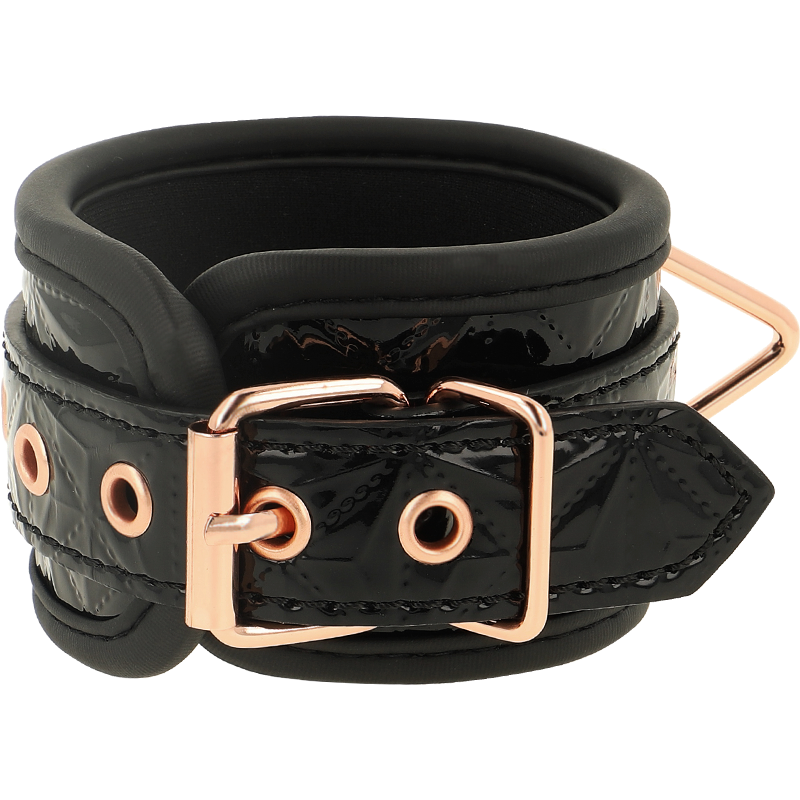 COQUETTE CHIC DESIRE Black Edition – Esposas De Cuero Vegano Con Forro Suave De Neopreno