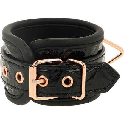 COQUETTE CHIC DESIRE Black Edition – Esposas De Cuero Vegano Con Forro Suave De Neopreno