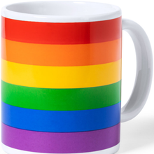 PRIDE - TAZZA CON BANDIERA LGBT IN SCATOLA KRAFT INDIVIDUALE /es/pt/en/fr/it/
